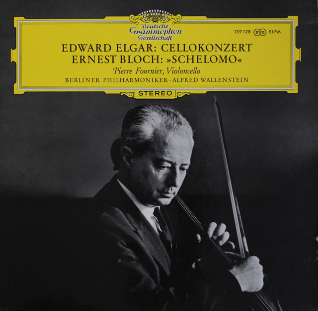 【オリジナル盤】　フルニエ、ウォーレンスタインのエルガー/チェロ協奏曲ほか　独DGG　3701　LP レコード