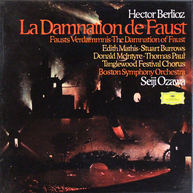 小澤のベルリオーズ/「ファウストの劫罰」全曲　独DGG　3701　LP レコード