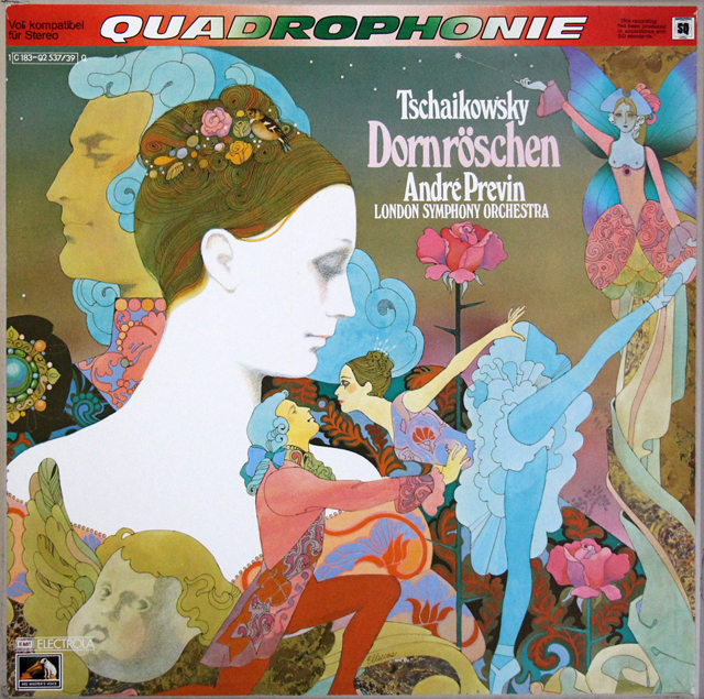 プレヴィンのチャイコフスキー/「眠りの森の美女」全曲　独EMI　3701　LP レコード
