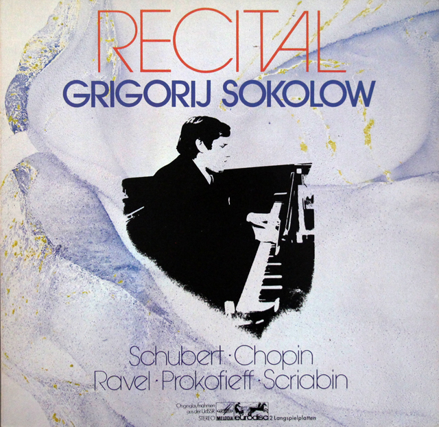 ソコロフのリサイタル　（シューベルト、ショパン、ラヴェルほか）　独eurodisc　3701　LP レコード