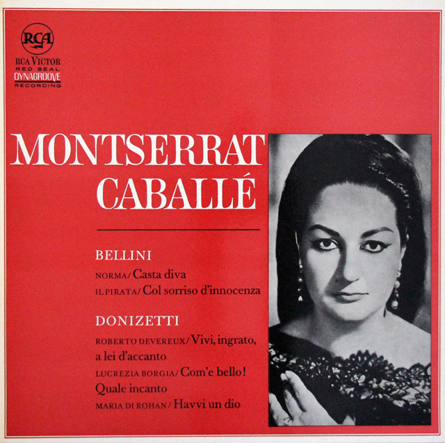 カバリエのベッリーニ、ドニゼッティ/オペラアリア集　独RCA　3701　LP レコード