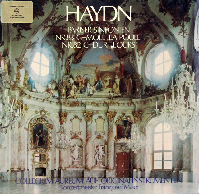 【未開封】　コレギウム・アウレウム合奏団のハイドン/交響曲第82番「熊」、第83番「めんどり」　HM　3701　LP レコード