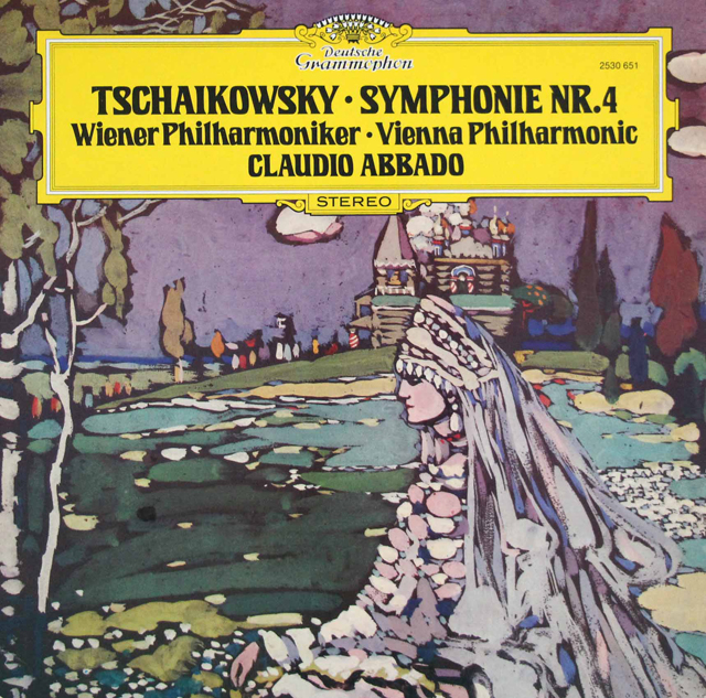 アバドのチャイコフスキー/交響曲第4番　独DGG　3702　LP レコード
