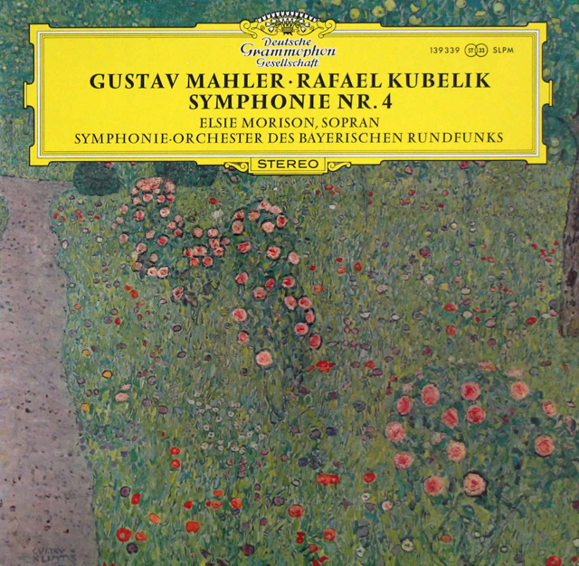 クーベリック&モリソンのマーラー/交響曲第4番　独DGG　3702　LP レコード