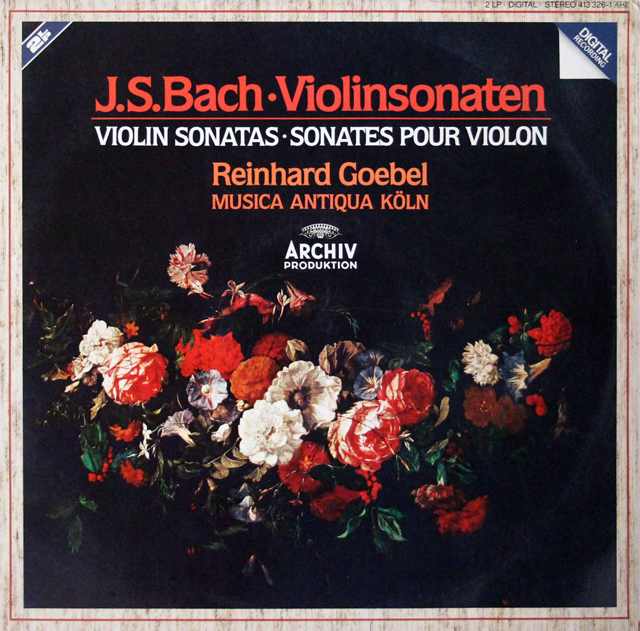 ゲーベル、ムジカ・アンティクヮ・ケルンのバッハ/ヴァイオリンソナタ集　独ARCHIV　3702　LP レコード