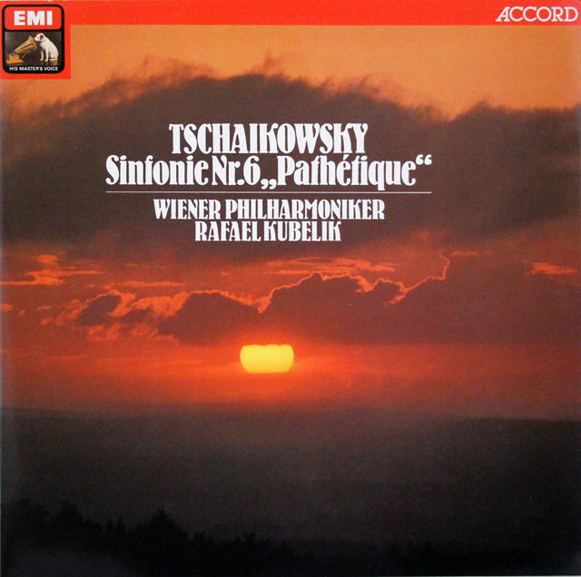 クーベリックのチャイコフスキー/交響曲第6番「悲愴」　独EMI　3702　LP レコード