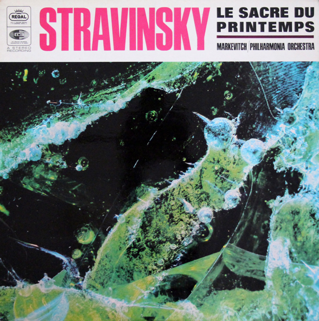 マルケヴィチのストラヴィンスキー/「春の祭典」　英EMI (REGAL)　3702　LP レコード