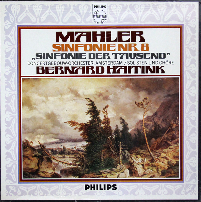 【未開封】　ハイティンクのマーラー/交響曲第8番「千人の交響曲」   蘭PHILIPS　3702　LP レコード