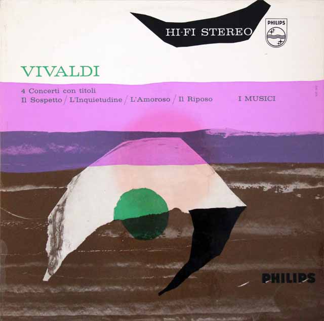 【オリジナル盤】　イ・ムジチ合奏団のヴィヴァルディ/ヴァイオリン協奏曲「疑い」ほか　蘭PHILIPS　3703　LP レコード