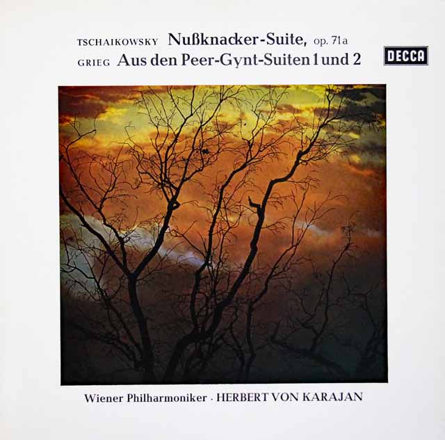 カラヤンのチャイコフスキー/「くるみ割り人形」組曲ほか　独DECCA　3703　LP レコード