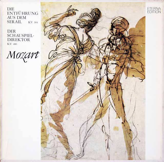 ベームのモーツァルト/「後宮からの誘拐」、「劇場支配人」　独ETERNA　3703　LP レコード