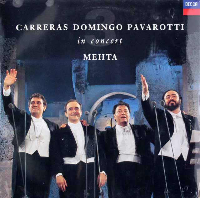 【未開封】　カレーラス、ドミンゴ、パヴァロッティ 3大テノール/世紀の競演　蘭DECCA　3703　LP レコード