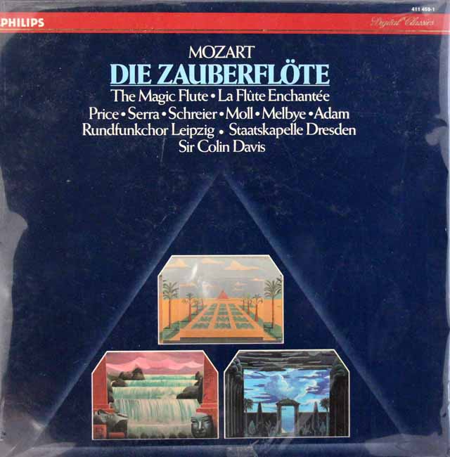【未開封】　デイヴィスのモーツァルト/「魔笛」全曲　蘭PHILIPS　3703　LP レコード