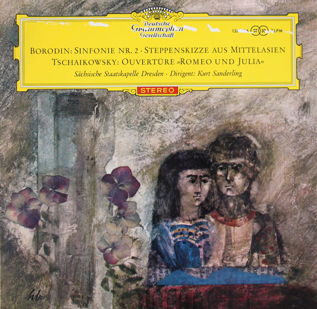 【赤ステレオ/独最初期盤】　ザンデルリンクのボロディン/交響曲第2番ほか　独DGG　3704　LP レコード
