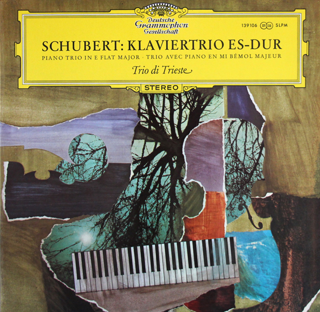 トリエステ・トリオのシューベルト/ピアノ三重奏曲第2番　独DGG　3704　LP レコード