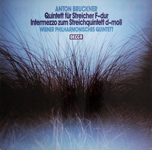 ウィーンフィル四重奏団のブルックナー/弦楽五重奏曲 ほか　独DECCA　3704　LP レコード