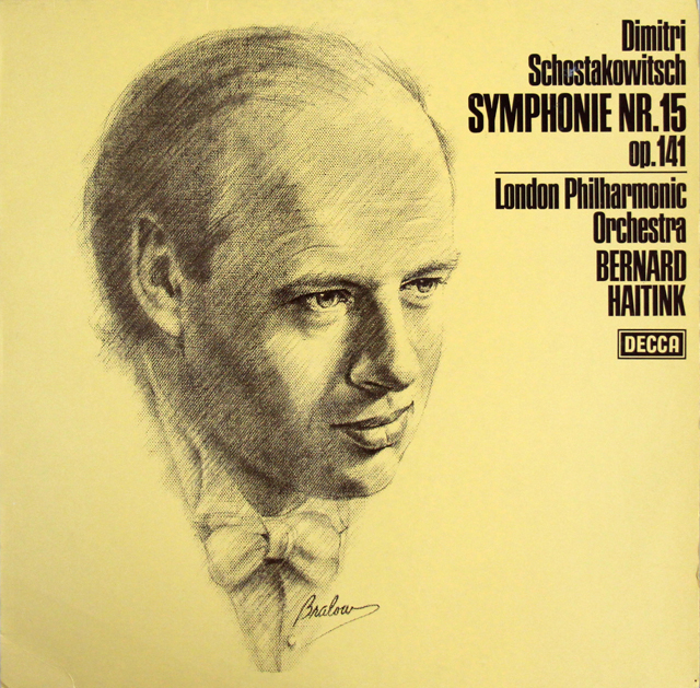 ハイティンクのショスタコーヴィチ/交響曲第15番　独DECCA　3704　LP レコード