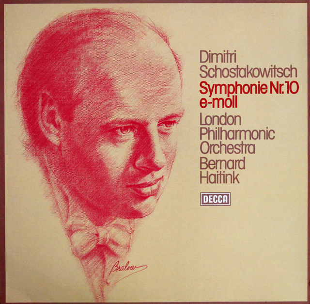 ハイティンクのショスタコーヴィチ/交響曲第10番　独DECCA　3704　LP レコード
