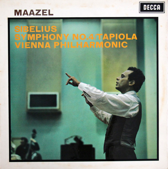 マゼールのシベリウス/交響曲第4番 ほか　英DECCA　3704　LP レコード