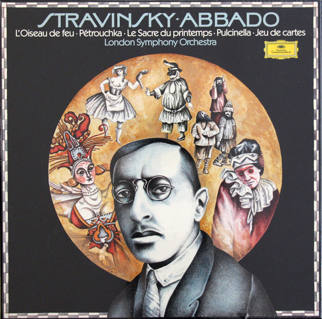 【未開封】　アバドのストラヴィンスキー/バレエ音楽集　独DGG　3704　LP レコード