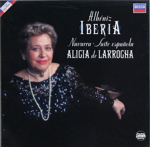 ラローチャのアルベニス/「イベリア」　独DECCA　3706　LP レコード