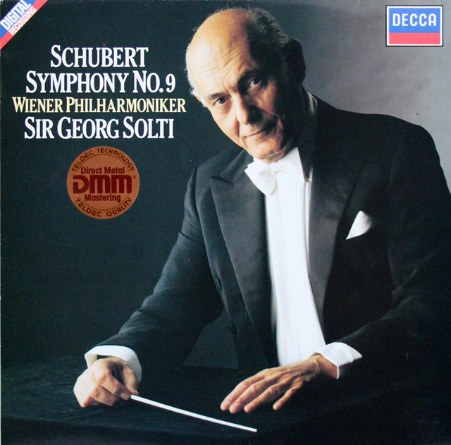 ショルティのシューベルト/交響曲第9番「ザ・グレイト」　独DECCA　3706　LP レコード