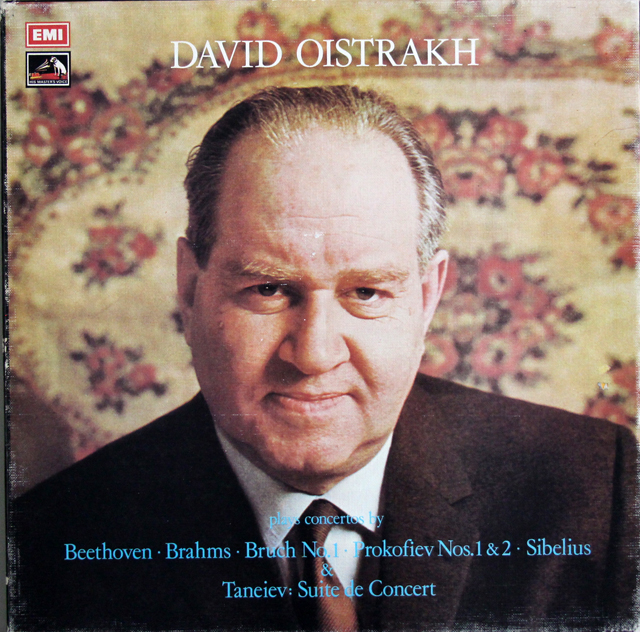 オイストラフのヴァイオリン協奏曲名演集　英EMI　3706　LP レコード