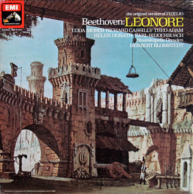 【オリジナル盤】　ブロムシュテットのベートーヴェン/「レオノーレ（1805年版）」全曲　英EMI　3706　LP レコード