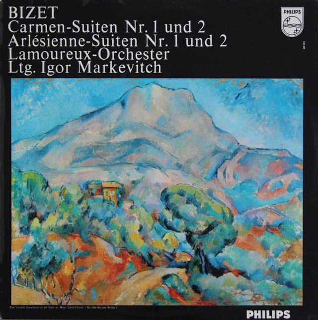 マルケヴィチのビゼー/組曲「カルメン」「アルルの女」　蘭PHILIPS　3706　LP レコード