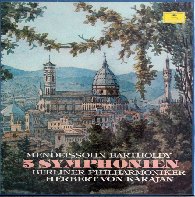 【未開封】カラヤンのメンデルスゾーン/交響曲全集　独DGG　3706　LP レコード