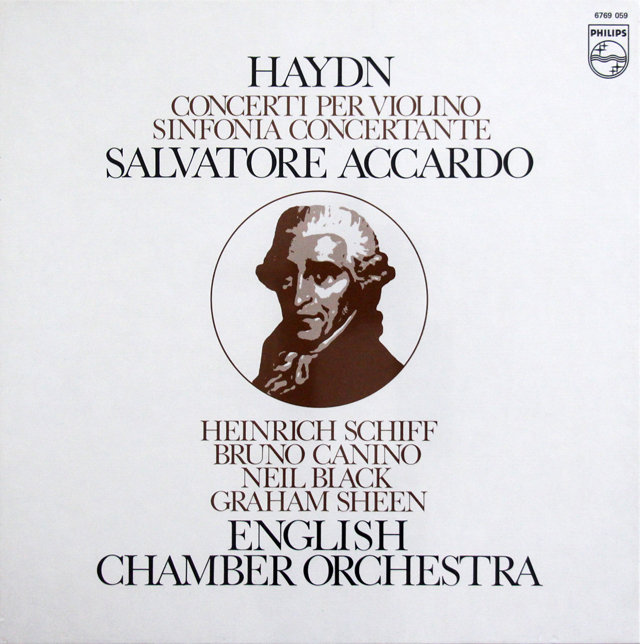 【未開封サンプル盤】　アッカルドらのハイドン/協奏曲集　蘭PHILIPS　3706　LP レコード