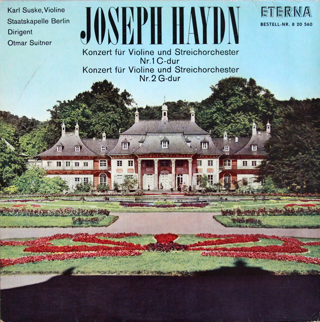【モノラル】ズスケ、スウィトナーのハイドン/ヴァイオリン協奏曲第1、2番　独ETERNA　3707　LP レコード