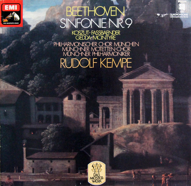 ケンペのベートーヴェン/交響曲第9番　独EMI　3707　LP レコード