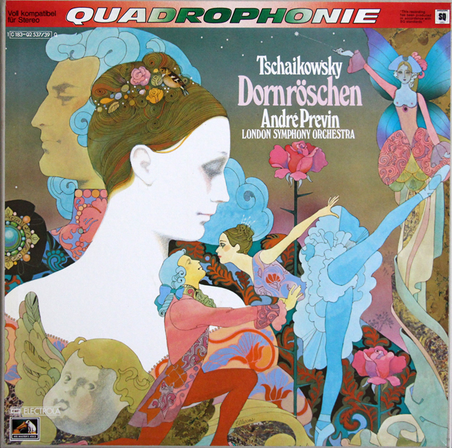 プレヴィンのチャイコフスキー/「眠りの森の美女」全曲　独EMI　3707　LP レコード
