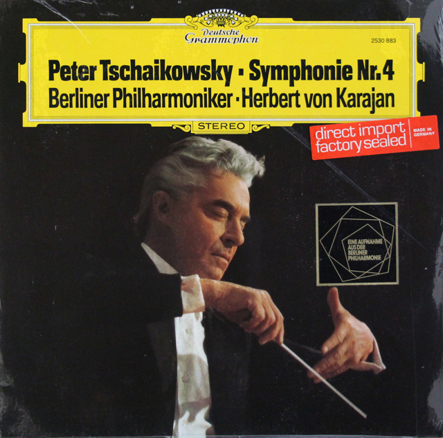 【未開封】　カラヤンのチャイコフスキー/交響曲第4番　独DGG　3707　LP レコード