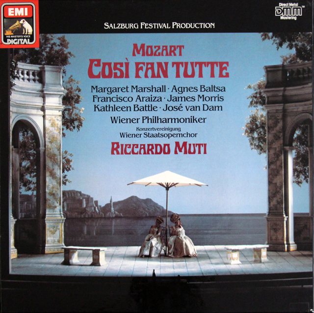 ムーティのモーツァルト/「コジ・ファン・トゥッテ」全曲　独EMI　3708　LP レコード