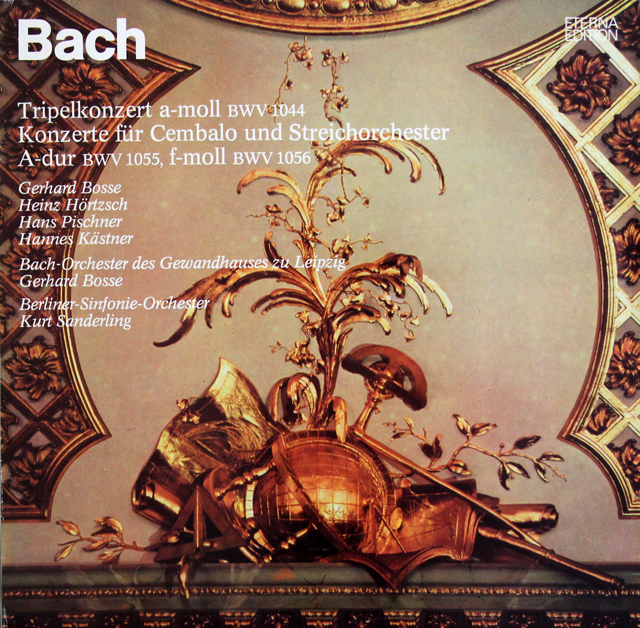 ピシュナー、ボッセ、ザンデルリンクらのバッハ/協奏曲集　独ETERNA　3708　LP レコード