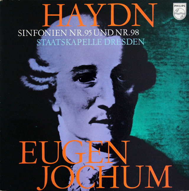 【サンプル盤】　ヨッフムのハイドン/交響曲第95、98番　蘭PHILIPS　3709　LP レコード