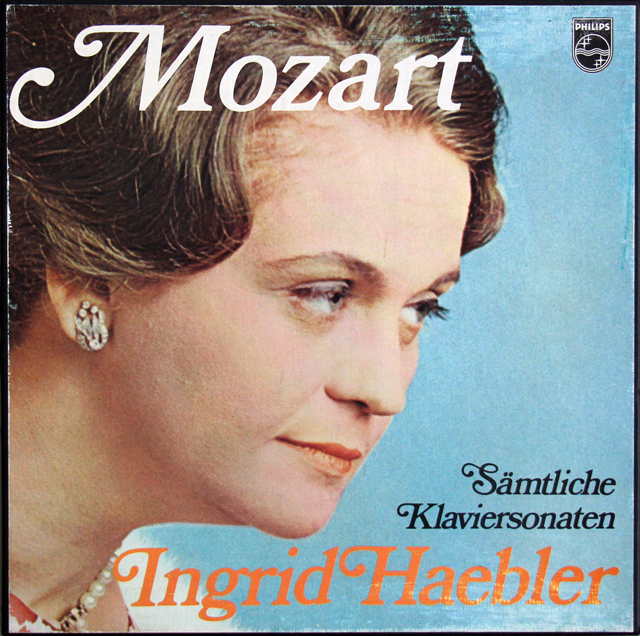 ヘブラーのモーツァルト/ピアノソナタ全集　蘭PHILIPS　3709　LP レコード