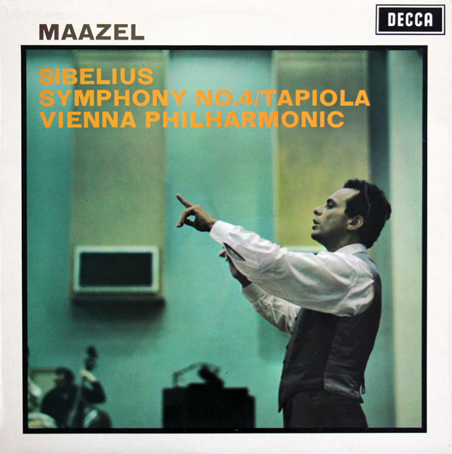 マゼールのシベリウス/交響曲第4番ほか　英DECCA　3709　LP レコード