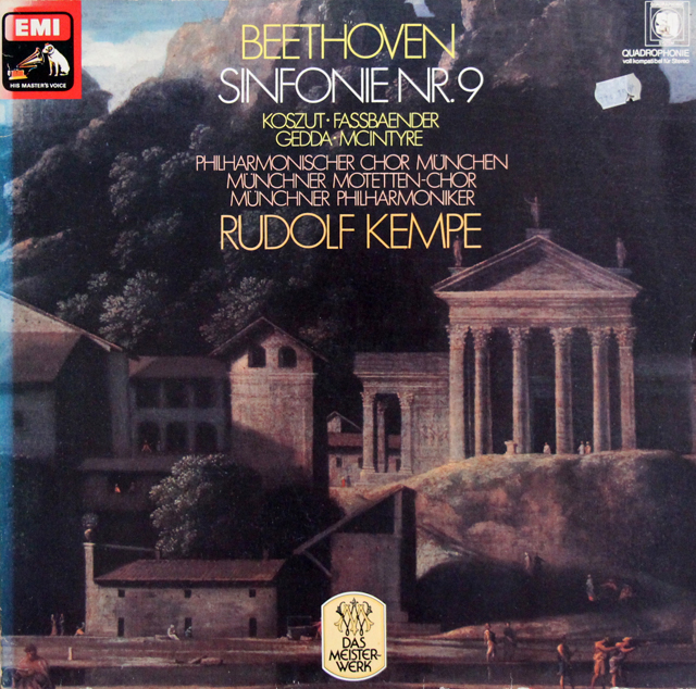 ケンペのベートーヴェン/交響曲第9番　独EMI　3709　LP レコード