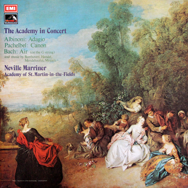 【サンプル盤】　マリナー、アカデミー室内管弦楽団 名演集　英EMI　3709　LP レコード