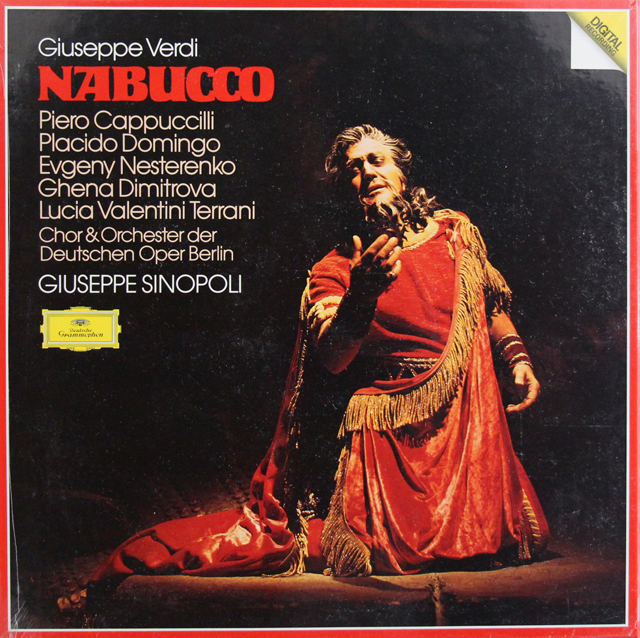 【未開封】　シノーポリのヴェルディ/歌劇「ナブッコ」全曲　独DGG　3709　LP レコード