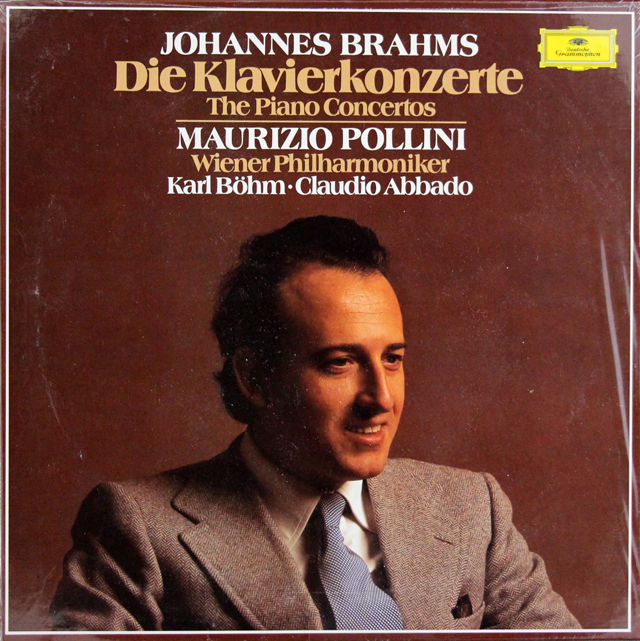 【未開封】　ポリーニ、ベーム、アバドのブラームス/ピアノ協奏曲第1番、第2番　独DGG　3709　LP レコード
