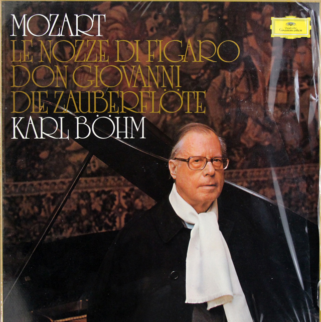 【未開封】　「三大オペラ」　ベームのモーツァルト/「フィガロの結婚」、「ドン・ジョヴァンニ」、「魔笛」　独DGG　3709　LP レコード