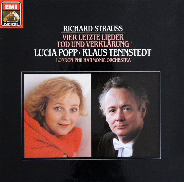 ポップ、テンシュテットのR.シュトラウス/4つの最後の歌ほか　独EMI　3710　LP レコード