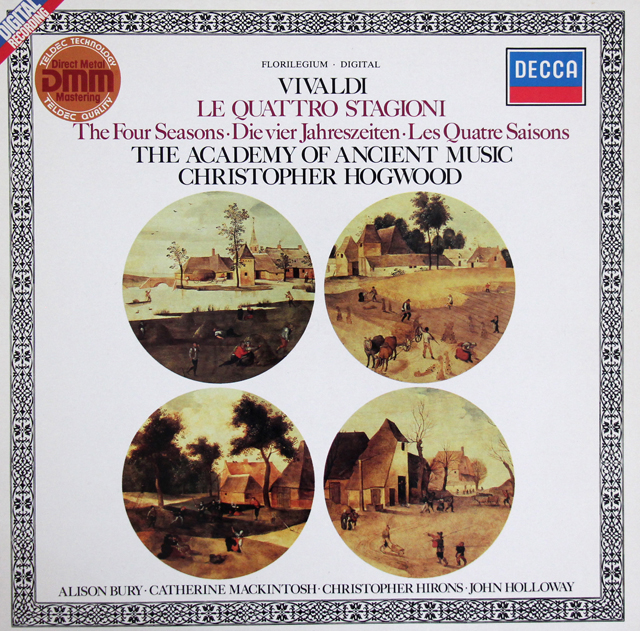 ホグウッドのヴィヴァルディ/「四季」　独DECCA　3710　LP レコード