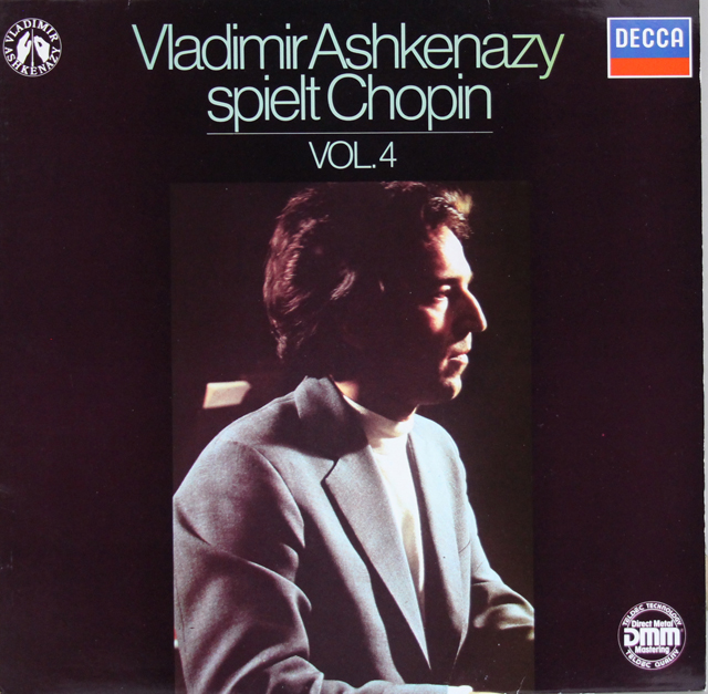 アシュケナージのショパン/ピアノ作品集 (4)　 独DECCA　3710　LP レコード
