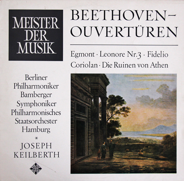 カイルベルトのベートーヴェン/序曲集　独TELEFUNKEN　3710　LP レコード