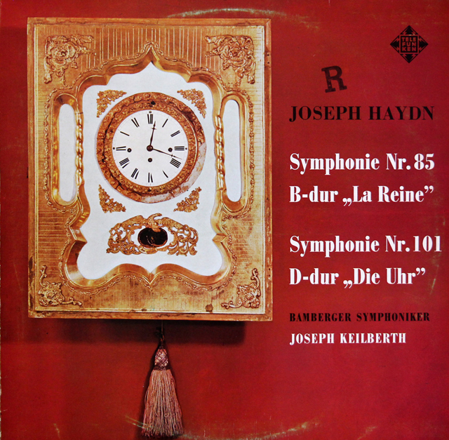 カイルベルトのハイドン/交響曲第85番「王妃」＆第101番「時計」　独TELEFUNKEN　3710　LP レコード